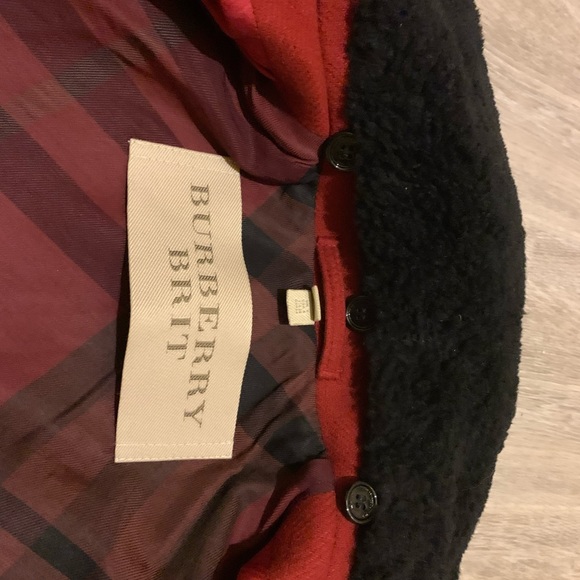 BURBERRY BRIT PEACOAT JACKET SIZE 4 US - Picture 8 of 16